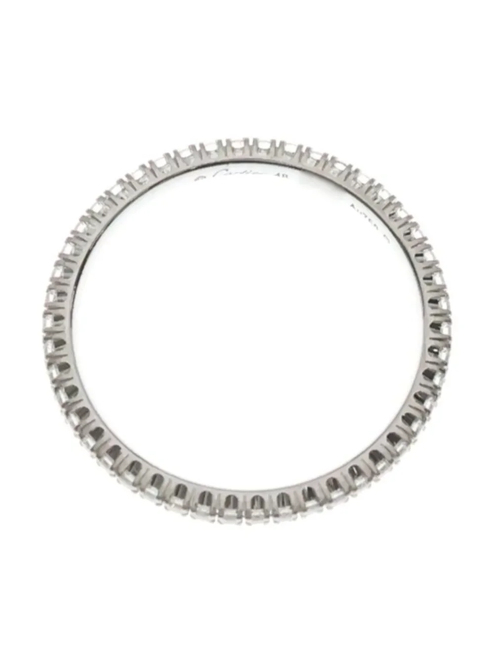 Cartier Etain Cell Full Eternity Diamond Ring White Gold